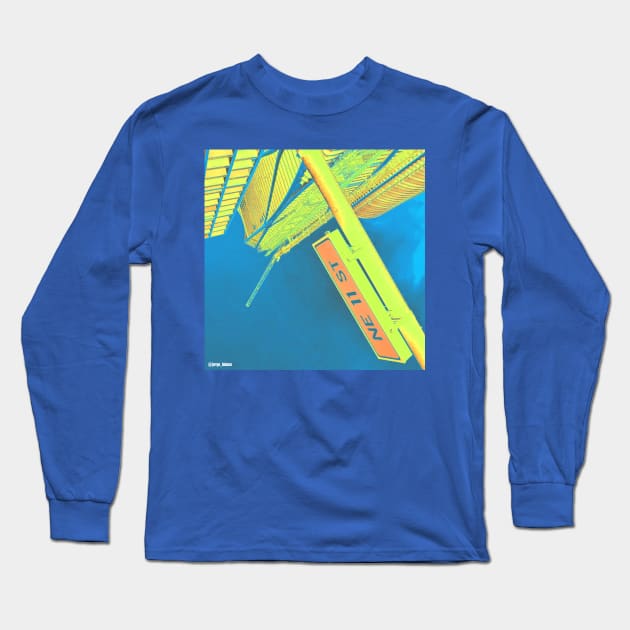 Miami in blue Long Sleeve T-Shirt by jorge_lebeau